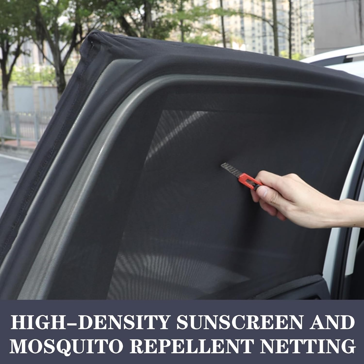 2 Pack Car Side Rear Window Sun Shades, Protect Kids from Sun Glare, Heat, and UV Rays, Easy Installation, Fits Most Vehicles for Enhanced Comfort and Safety image number 2
