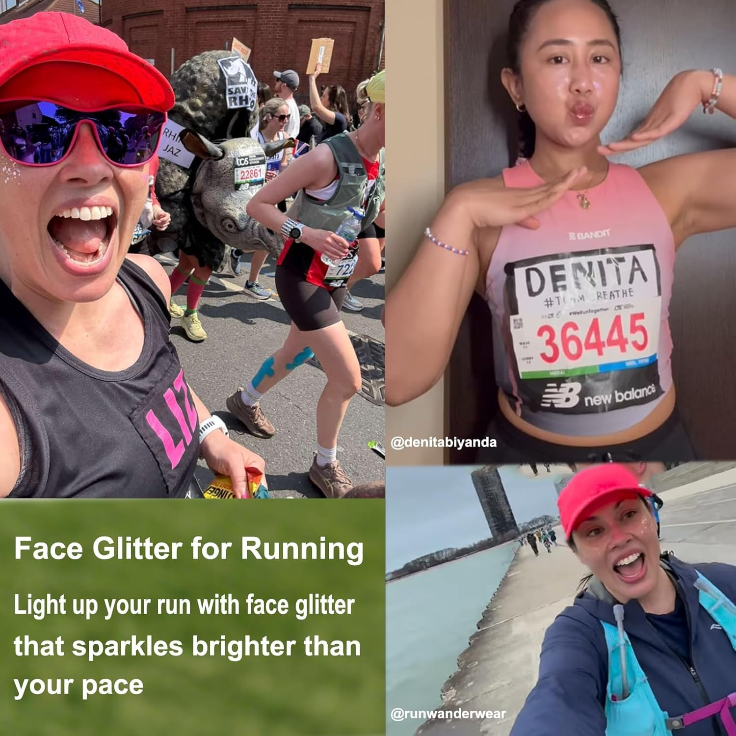 Clear White Body Glitter,Mardi Gras Face Glitter Makeup for Kids Women，Sparkly Chunky Hair Glitter,Singer Concert Festival Rave Accessories,Mermaid Glitter Face Paint,Halloween Decorations (White Body Glitter) image number 5