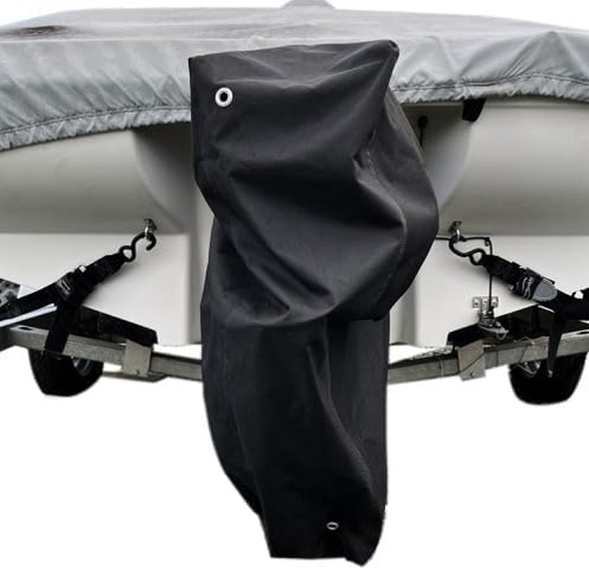 Universal Inboard Outboard Engine Cover 600D Polyester, Water and UV Resistant, Year-Round Protection image number 6