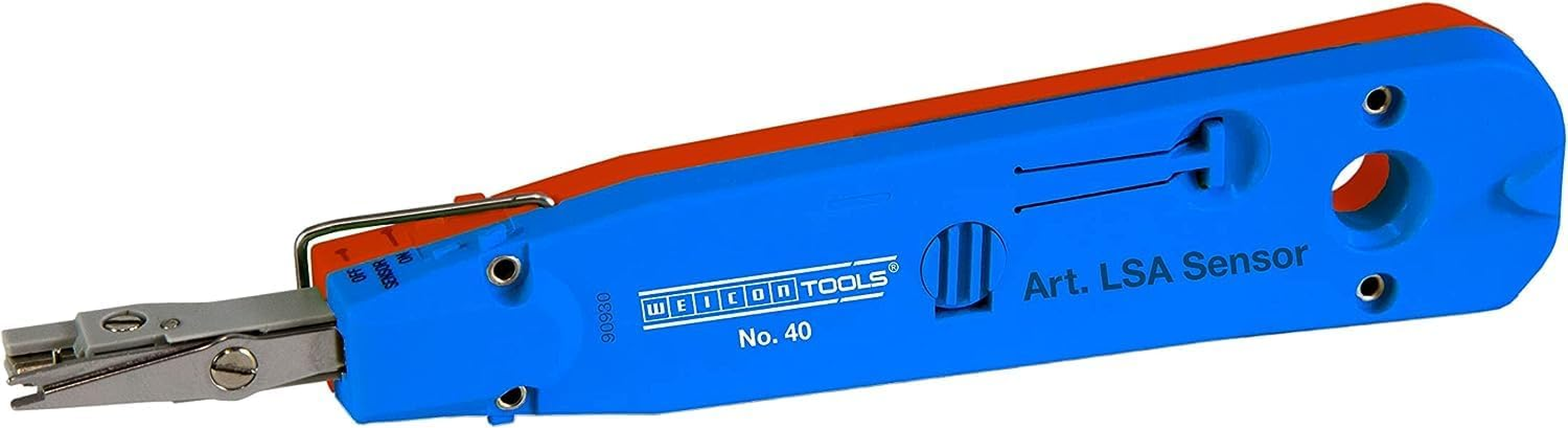 WEICON 52000040 Sensor No. 40 Insertion Tool for Connecting LSA Series, Blue/Red image number 3