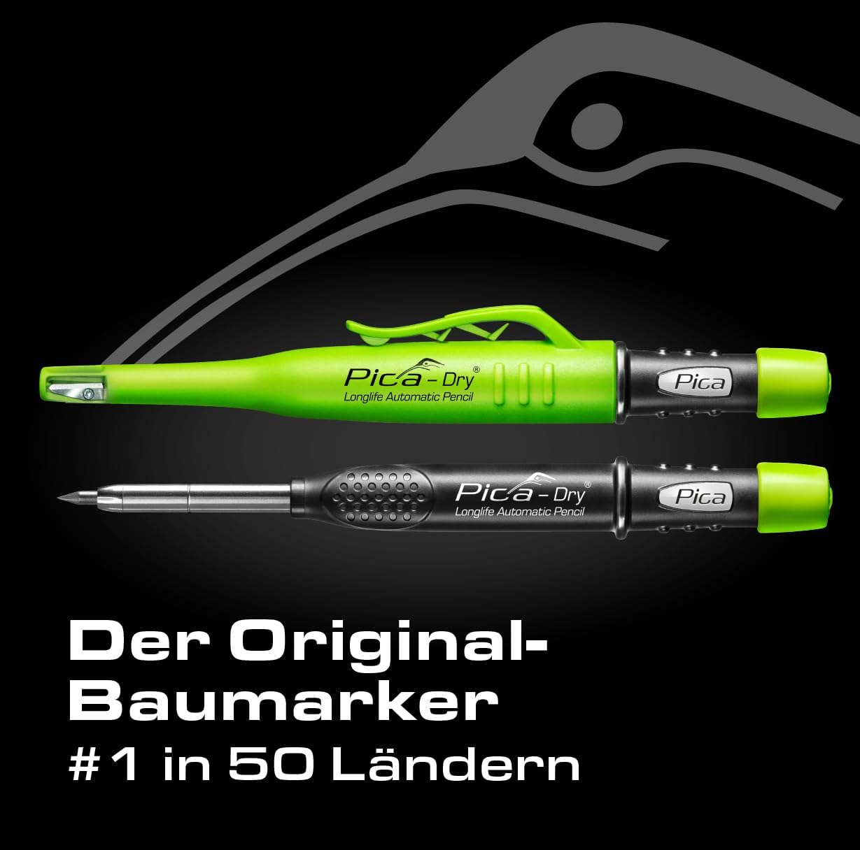 Pica-Dry Longlife Automatic Pencil with Pica-Dry 10 Pack Refill (Graphite 2B, Water Soluble) 30403 image number 4