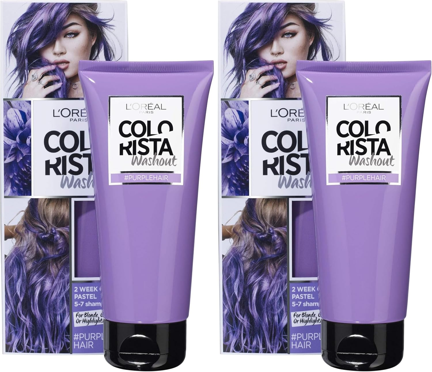 L&rsquo;Or&eacute;al Paris Colourista Washout Turquoise Hair (Semi-Permanent Hair Colour)