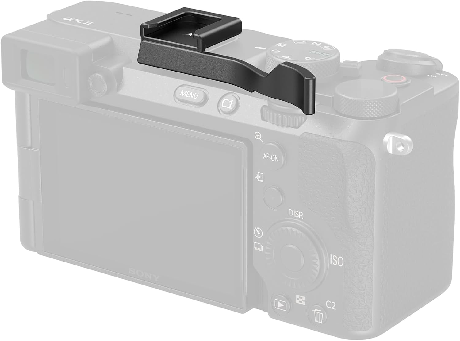 Smallrig Thumb Grip for Sony Alpha 7C Ii/Alpha 7CR / Alpha 7C, Ergonomic Design, Built-In Cold Shoe, for Light, Microphone, Weight Only 8G (Black) - 4820 image number 3