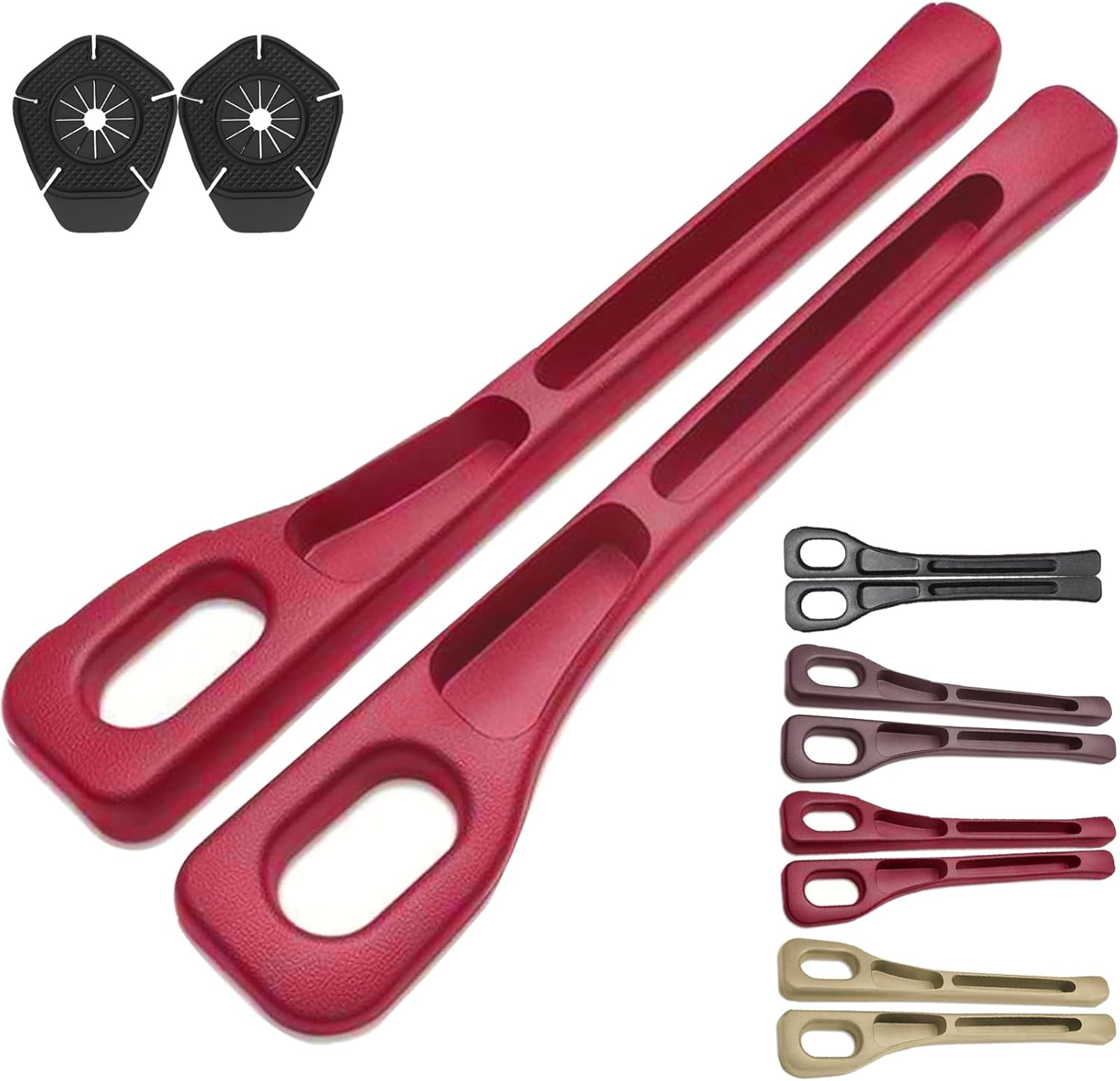 2Pcs Car Seat Gap Filler with Silicon Wipe Cover, 2025 Upgraded Car Seat Gap Organizer Storage Box,Fills the Gap between the Seat and Console, Suitable for Cars, SUV and Trucks,Beige