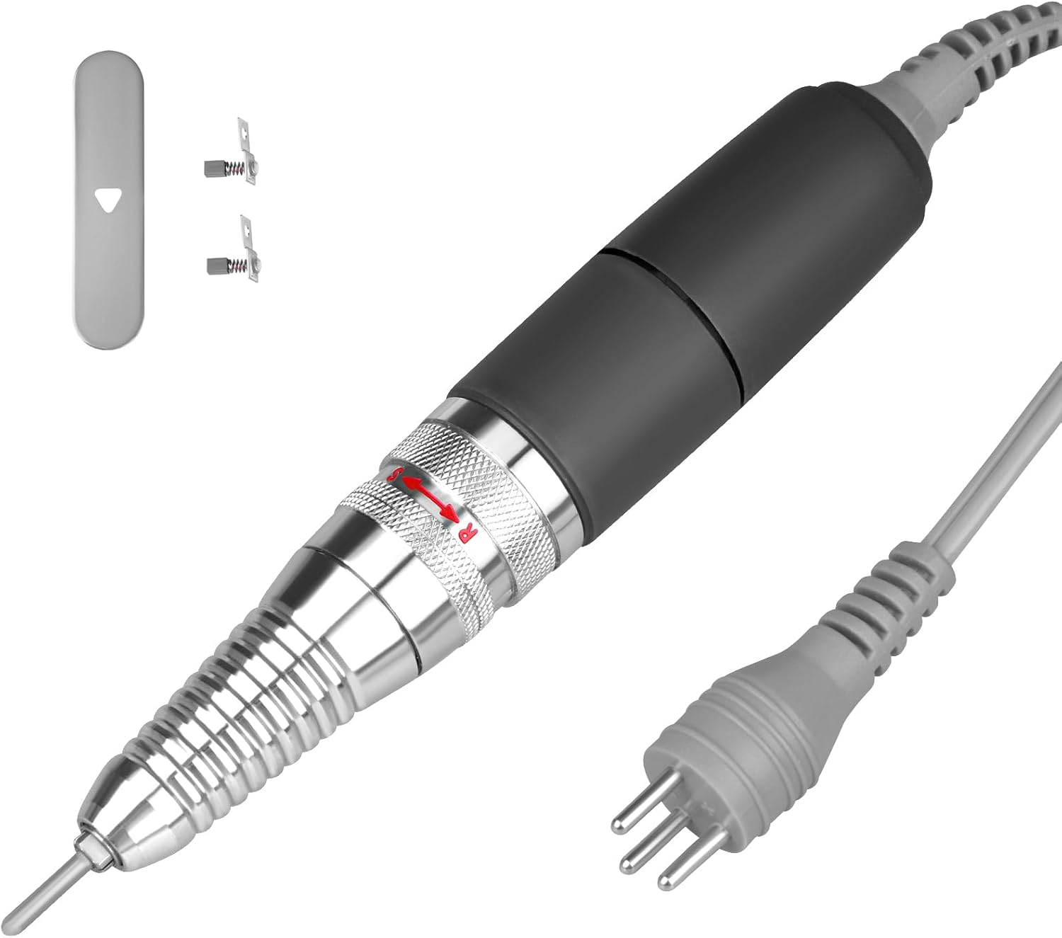 Nail Drill Handpiece for UP200 Machine, Homove 35000RPM Professional Electric Nail File Handle Replacement 3 Pins, Low Noise and Comfortable (Only Handpiece) image number 1