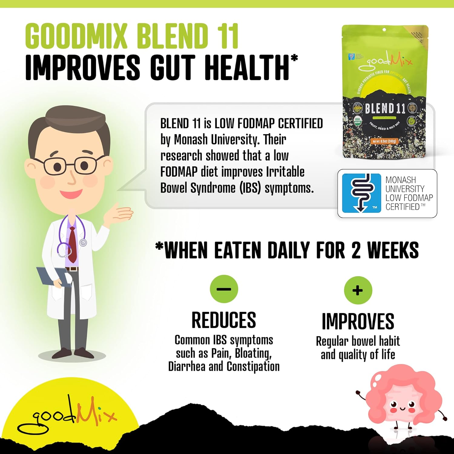 Goodmix Blend 11 Original (Digestive Mix) 400 G, 400 Grams