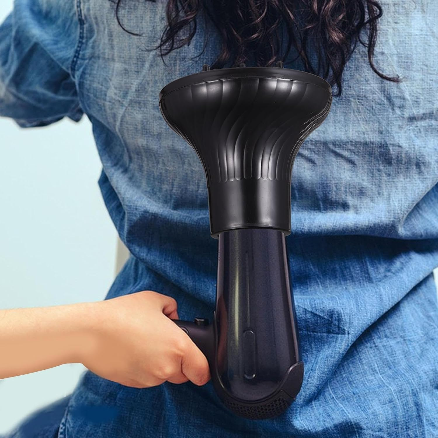 Diffuser Hair Dryer | Hair Diffuser Nozzle for Blow Dryers, Styling Tools for Bathroom, Bedroom, Apartment, Hotel and Barbershop image number 6