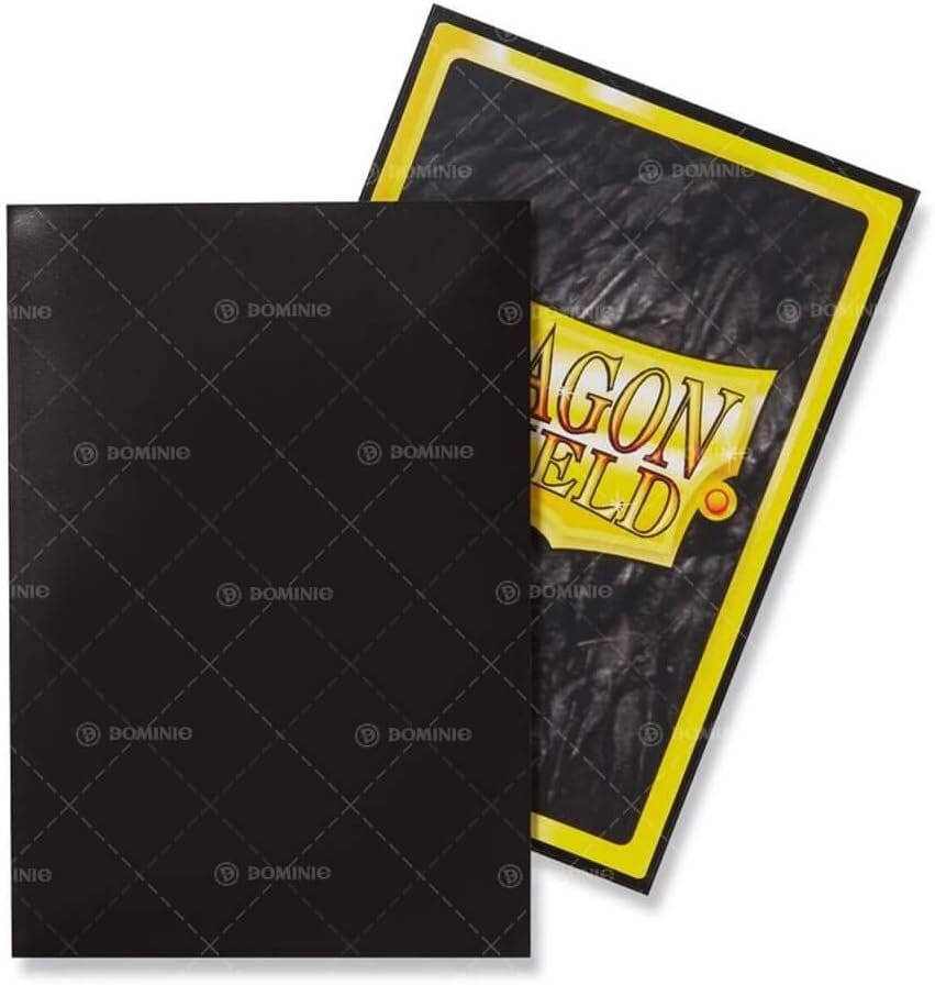 Arcane Tinmen AT-10602 Sleeves - Dragon Shield Japanese Accessories, Box 60, Classic Black image number 2