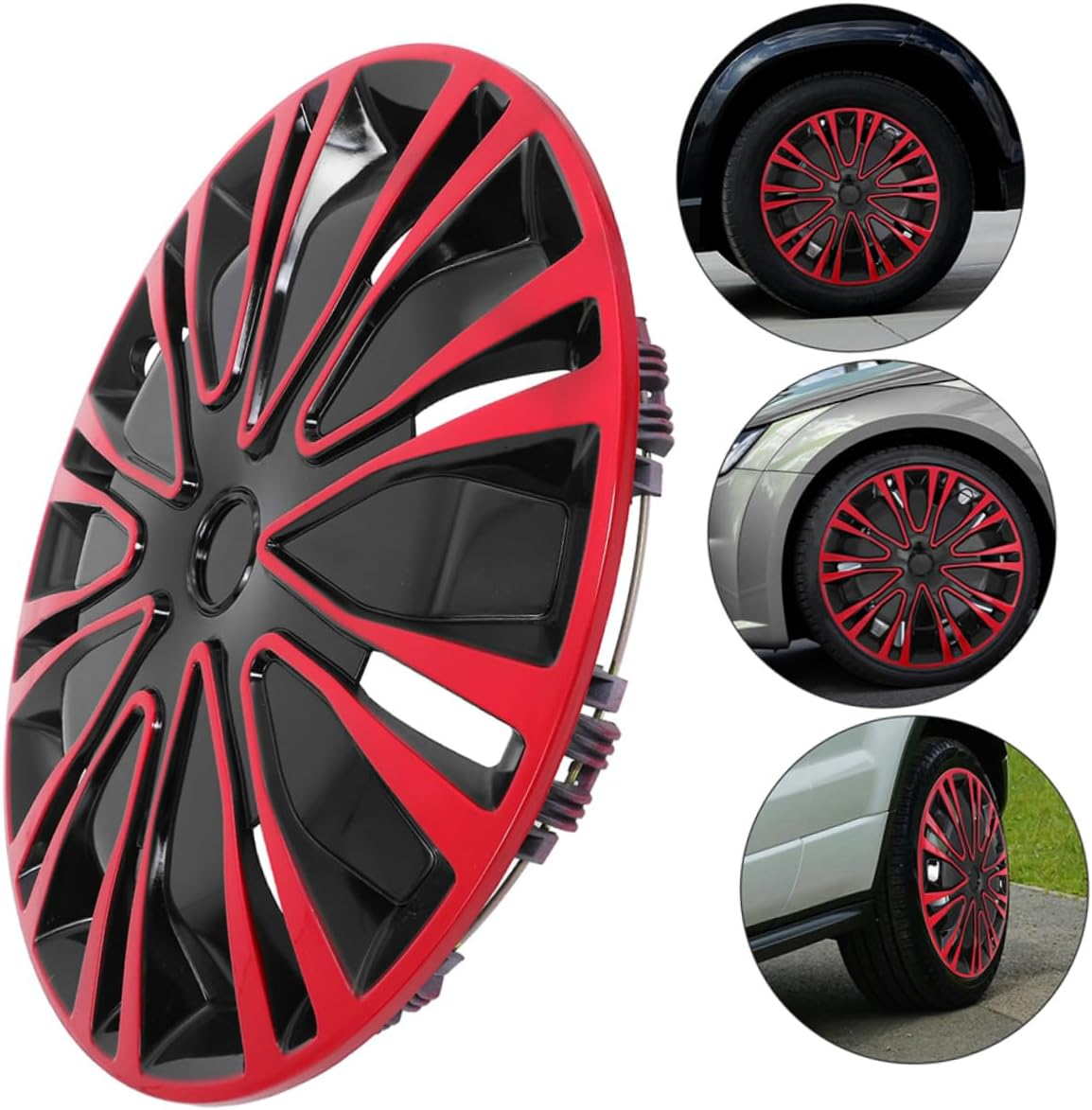 BESTOYARD Automotive Wheel Hub Caps Decorative Hub Covers for Car Vehicle Hubcaps Car Detailing Pp Material Easy Installation