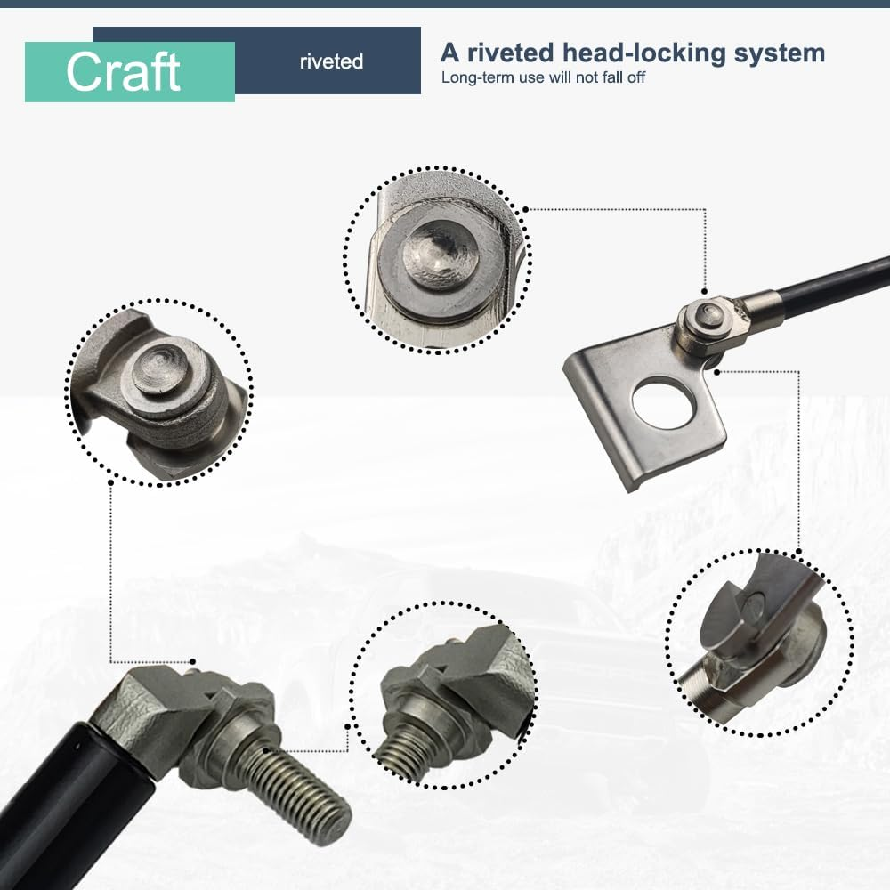 Tailgate Strut for Volkswagen Amarok 2010-2022 with Easy up and Slow down Tailgate Assist Shock image number 3