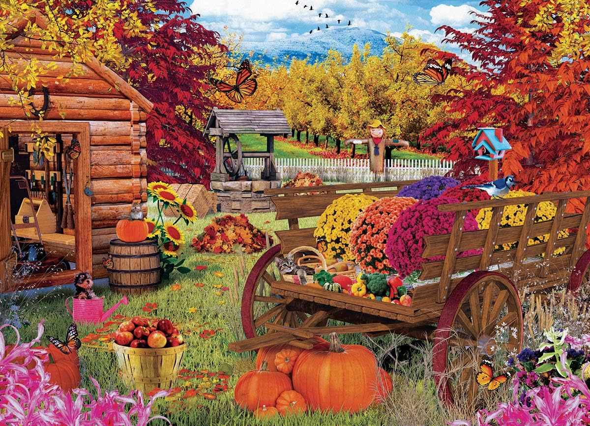Eurographics Autumn Garden Jigsaw Puzzle (1000 Pieces)