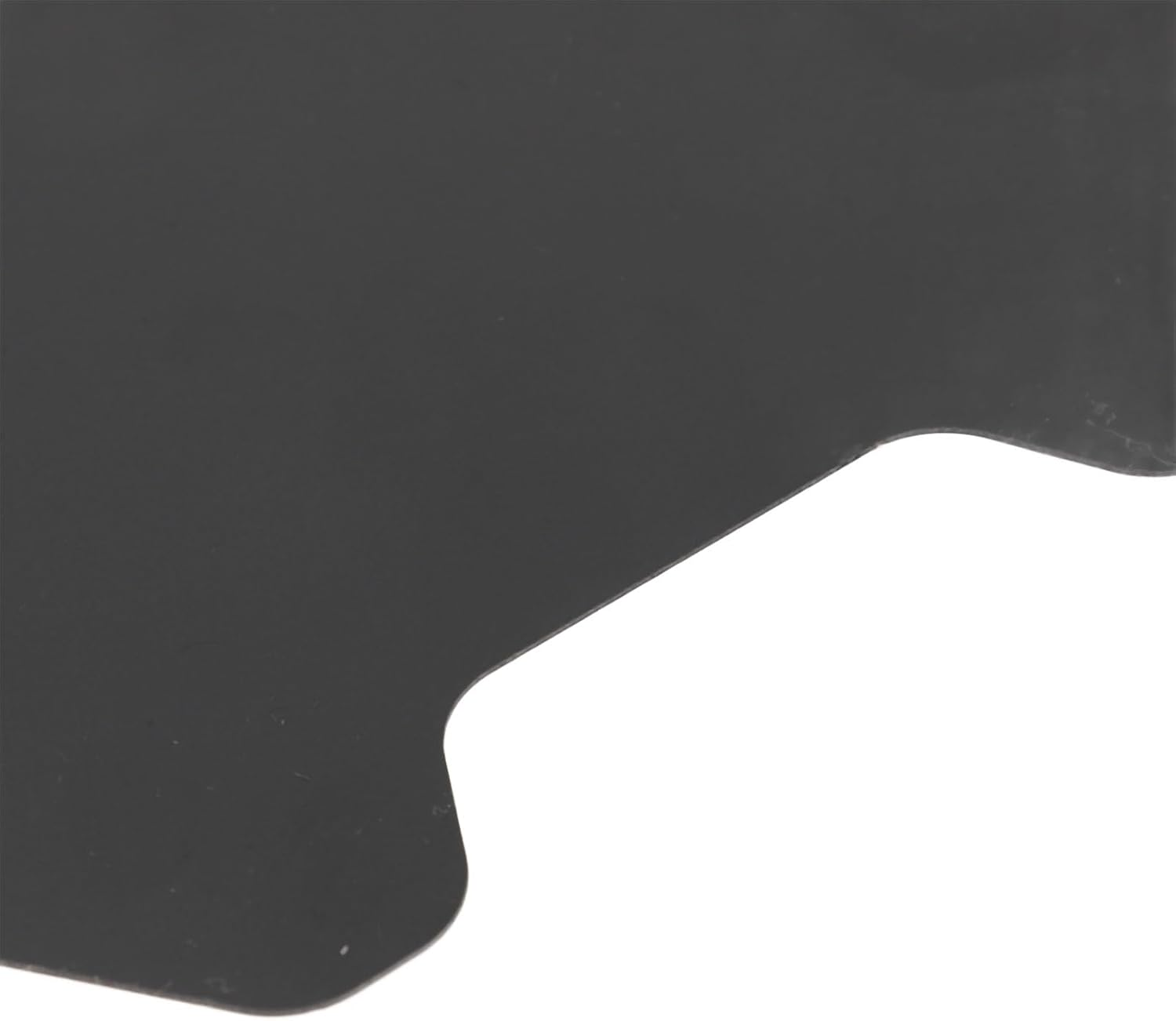 Motorcycle Front Number Plate Matte Black Sturdy ABS Long Lifespan for Electric Bike image number 2