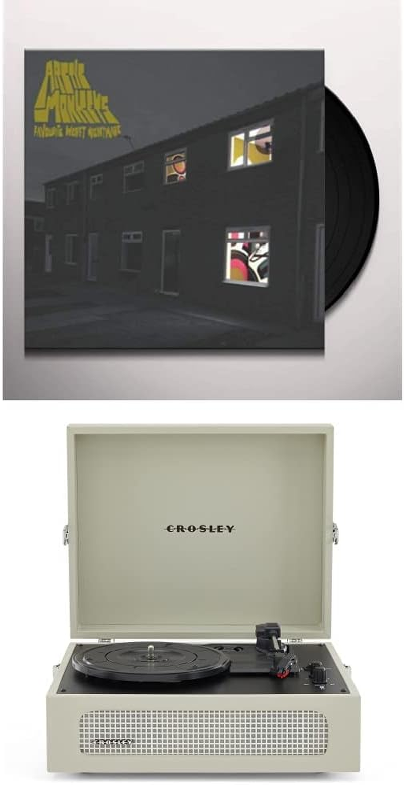 Crosley Voyager Portable Bluetooth Turntable (Dune) and Arctic Monkeys - Favourite Worst Nightmare [Bundle] image number 2