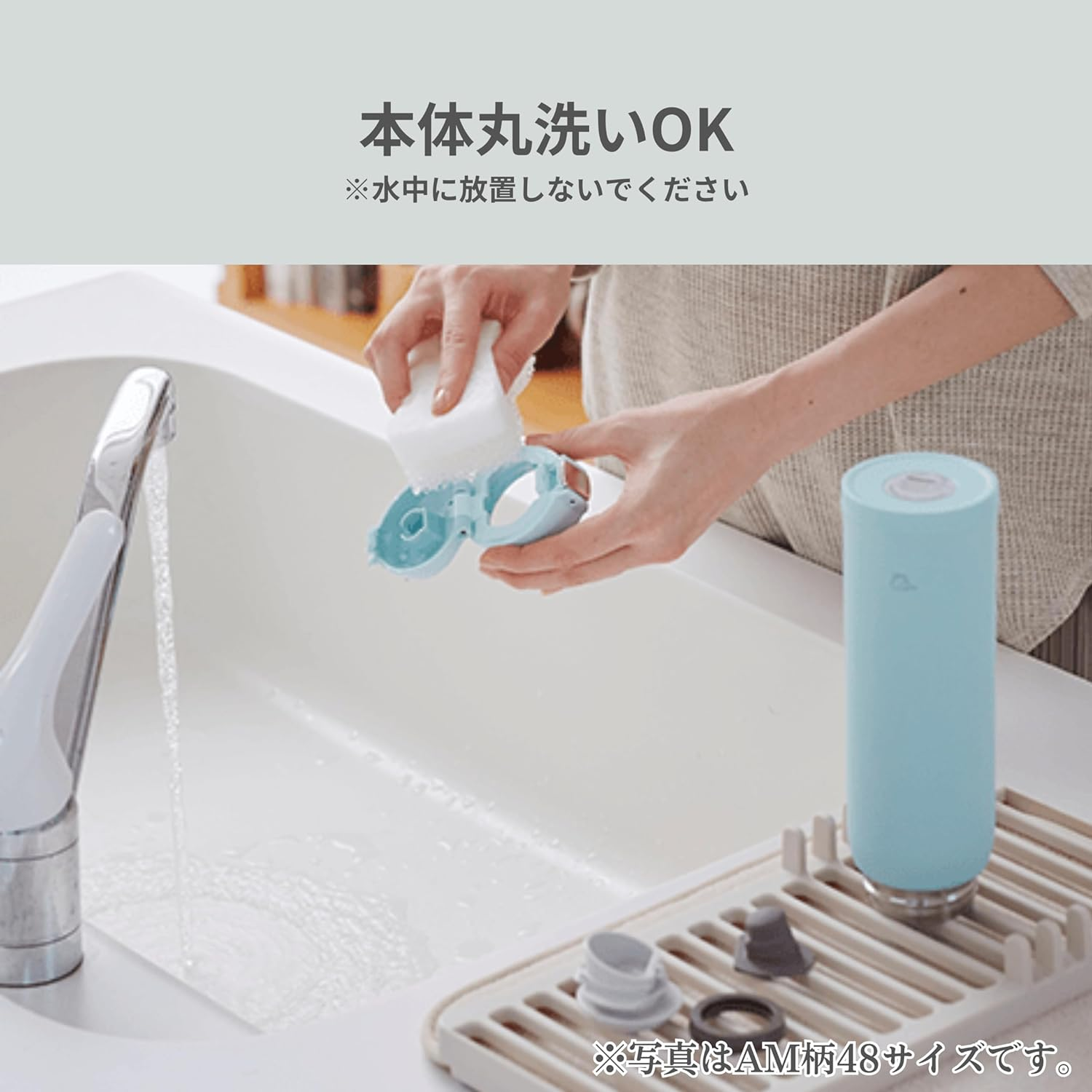 Zojirushi SM-SF36-AD Water Bottle, Direct Drinking [One-Touch Open] Stainless Steel Mug, 12.2 Fl Oz (360 Ml), Navy image number 3