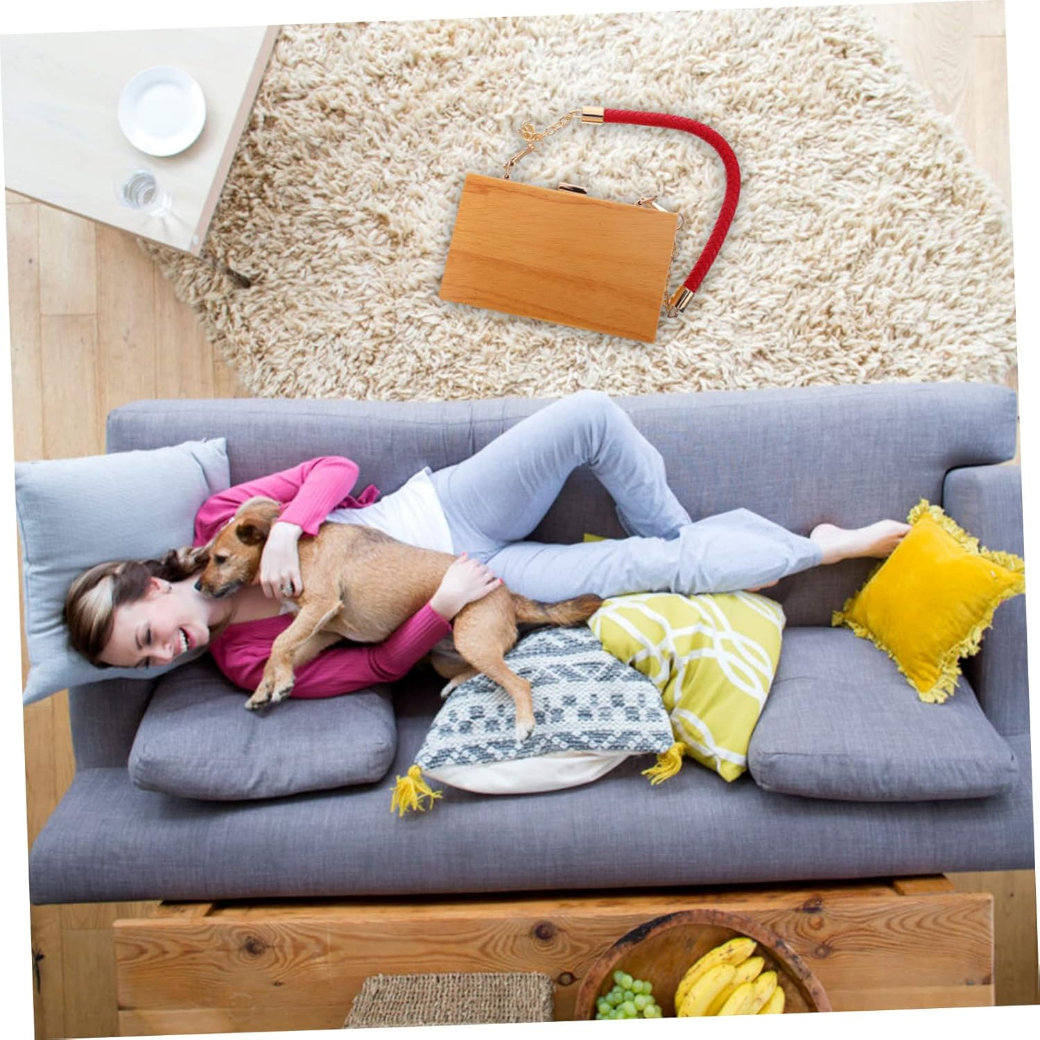 SEWOART Tape Metal Joycon Chain Purse Strap DIY Wallet Strap Watch Bands for Women Handbag for Women Purses for Women Tote Bag Shoulder Strap Shoulder Bags White Pu Leather Miss Handle image number 4