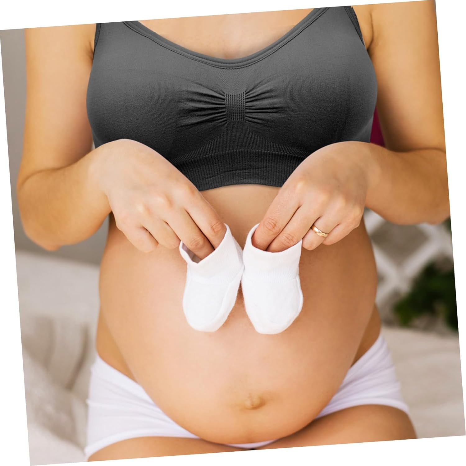 Nursing Bra Maternity Bras for Women Nursing Breastfeeding Postpartum Bras for Women Breastfeeding Pregnancy for Women Nirsing Ladies Moms% Spandex image number 1