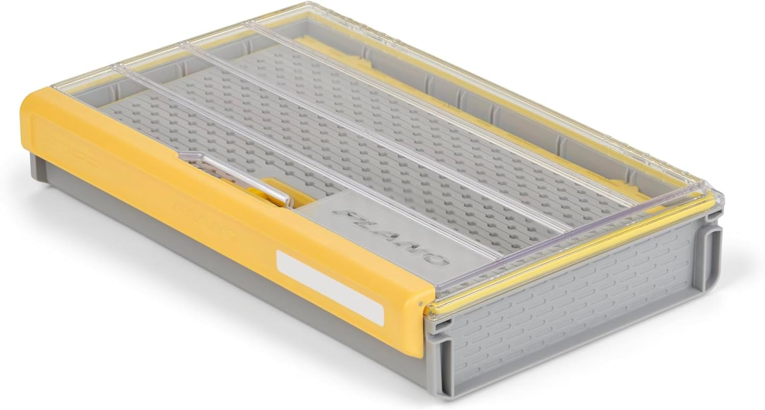 Plano EDGE 3700 Hook Utility Box, Clear/Yellow, Tackle Storage Accessories, Waterproof and Rust-Resistant Container for Fishing Hooks image number 6