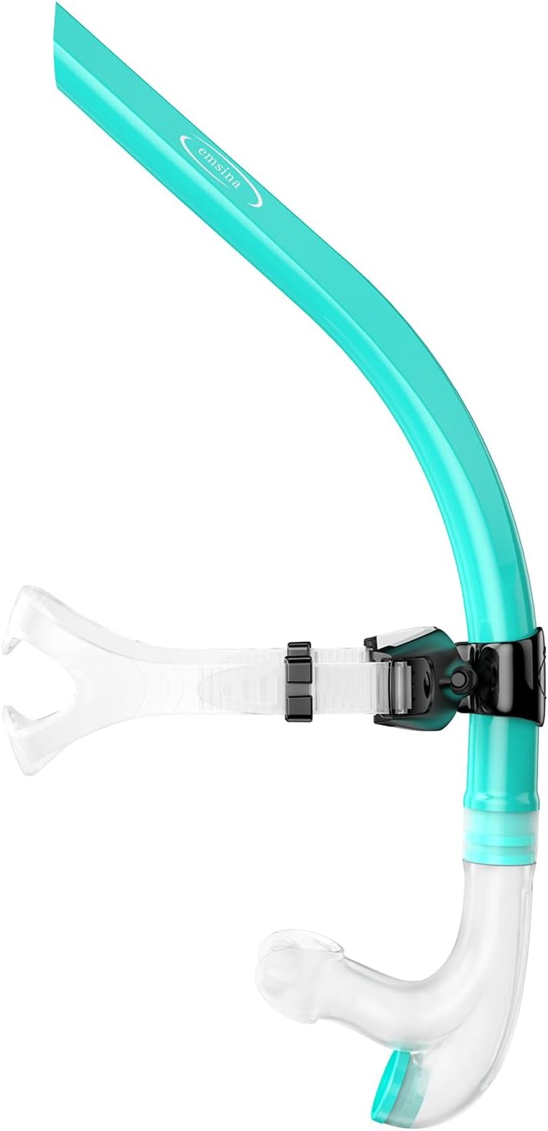 EMSINA Swim Snorkel for Adults, Lap Swimming and Training Snorkel,Unisex Adult/Kid/Youth, One-Way Purge Valve image number 5
