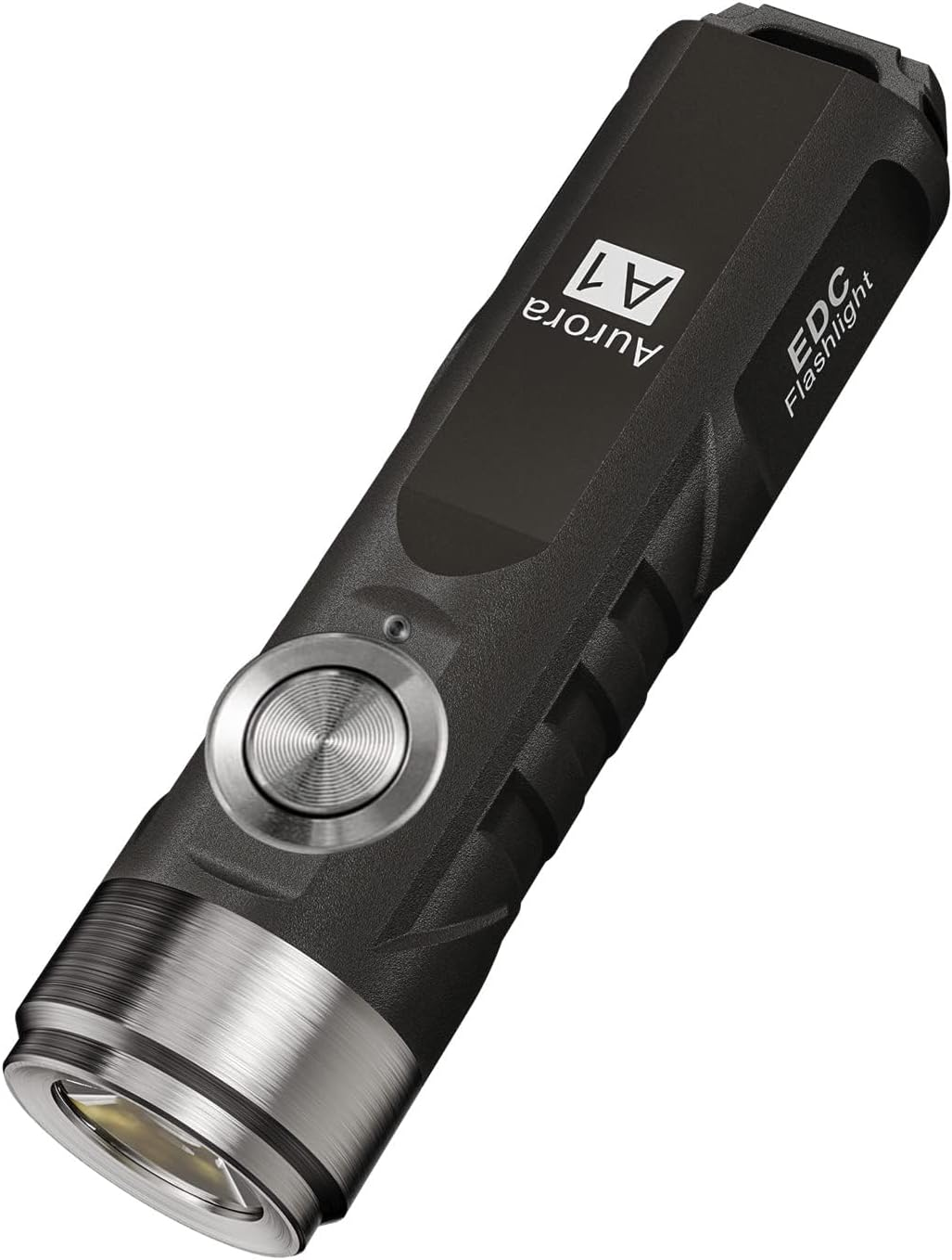 Rovyvon A1 USB C Rechargeable Keychain Flashlight 650 Lumens Super Bright Outdoor Mini Keychain EDC Flashlights for Everyday Carry, Camping, Thanksgiving(Orange)