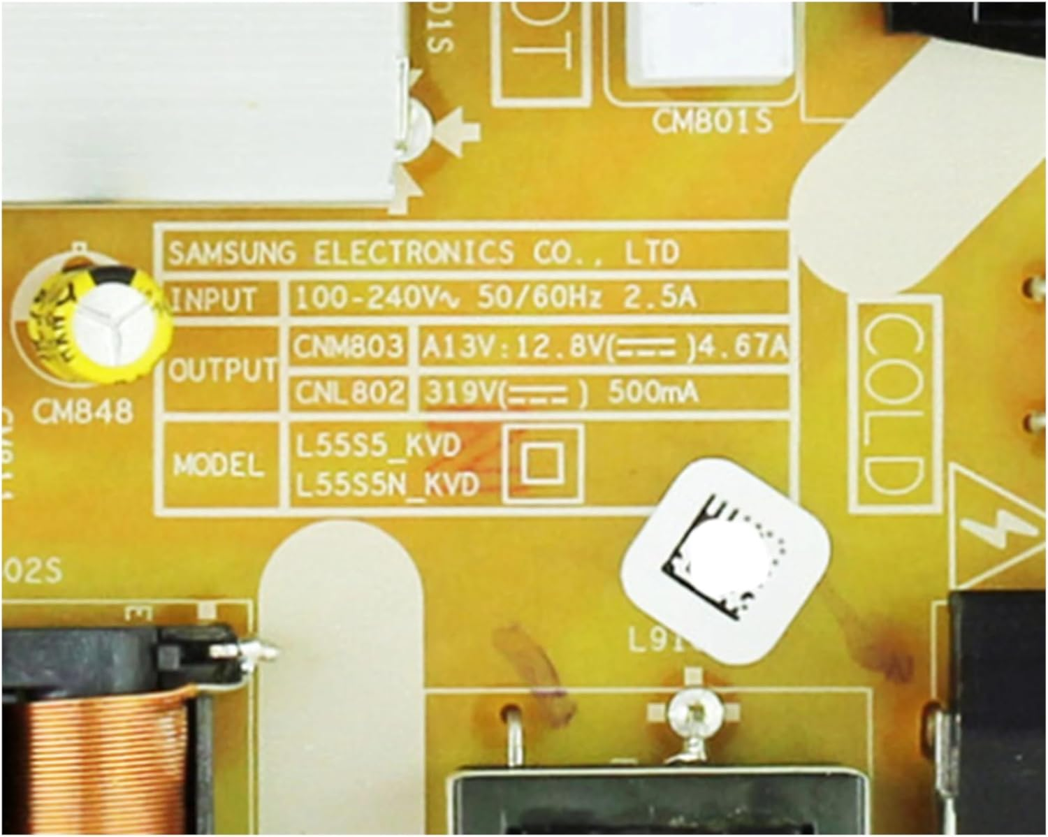 BN41-02500A BN94-10712A Power Supply Board Is for UN55KU6300F UN50KU6300F UN55KU630DF UN55KU6290F UN55KU6270F UN50KU630DF TV image number 2