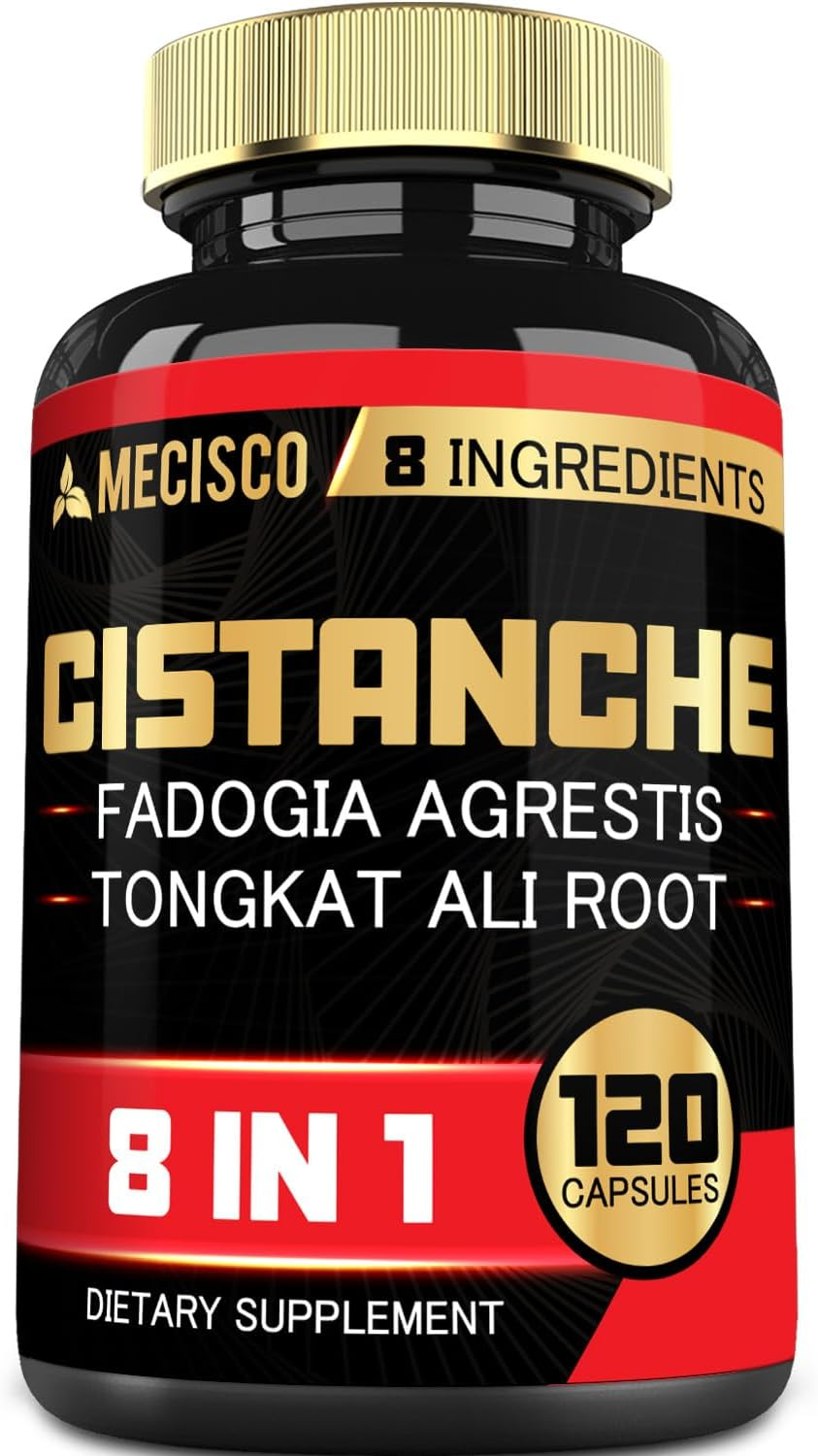 8In1 Cistanche Tubulosa Supplement Added Fadogia Agrestis, Tongkat Ali, Tribulus, Horny Goat Weed, Mucuna Pruriens, Fenugreek, Coleus Forskohlii - 120 Capsules image number 6