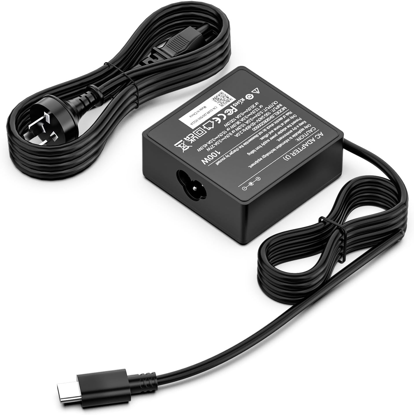 USB C Laptop Charger, 100W USB C Charger Fast Charging for for Mac Book Pro, Air, Lenovo, HP, Dell, Asus ROG, Acer, Samsung and All USB-C Port Devices, Fit for Type-C 100W 96W 90W 87W 65W 45W Laptop image number 3