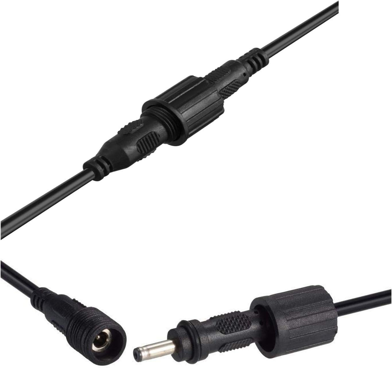 Lewisia Solar Extension Cable 10 Feet Extender Wires - Waterproof IP65 One Pair Total 20 Feet for Water Pump, Air Pump, Aerator, Oxygenator, Spotlights, Irrigation Kit - 22AWG