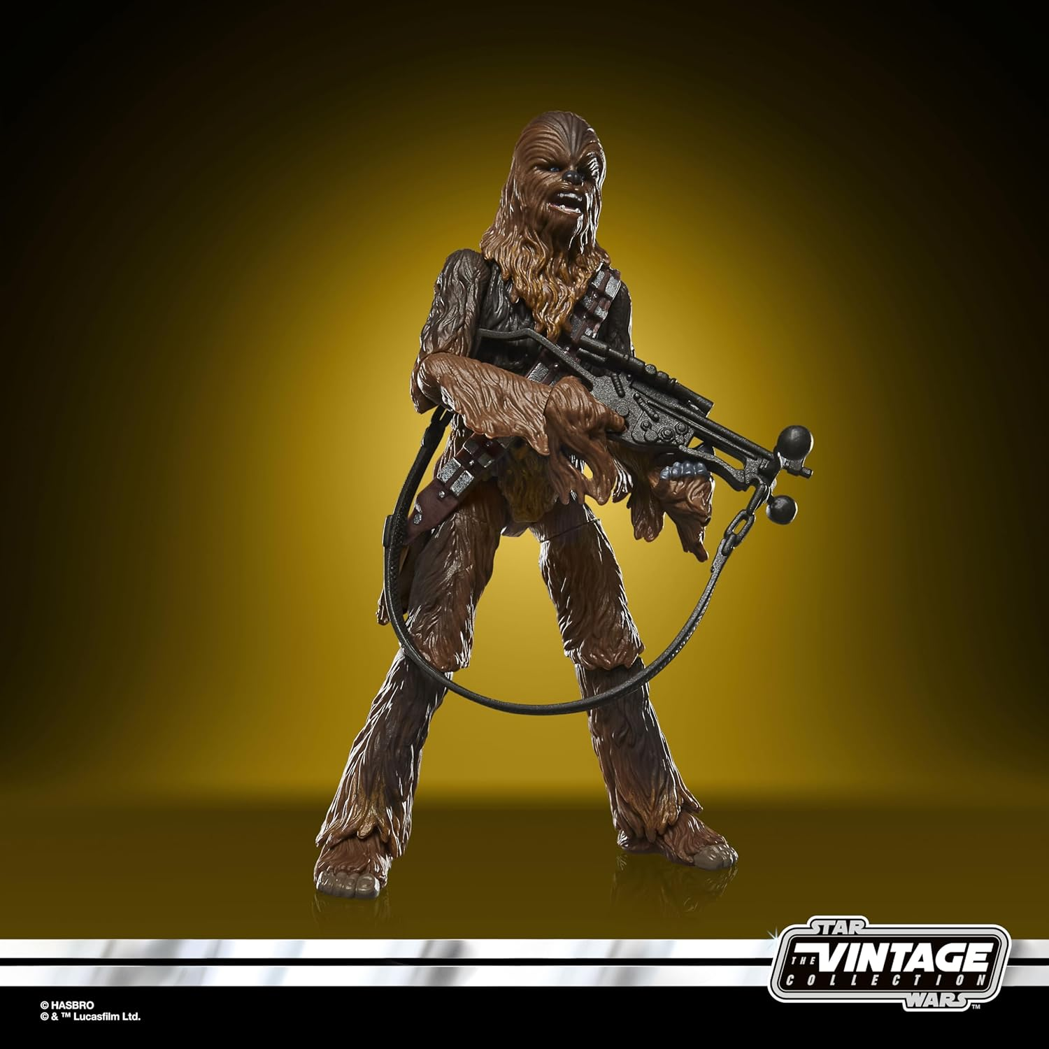 Star Wars the Vintage Collection Chewbacca, Star Wars: a New Hope Premium 3.75 Inch Collectible Action Figure image number 6