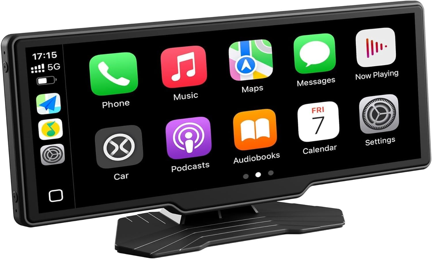 9.3" Portable Carplay Screen for Car, Wireless Carplay & Android Auto Touchscreen, with AHD Backup Camera, GPS Navigation, Voice Assistant, Bluetooth, Mirror Link image number 3
