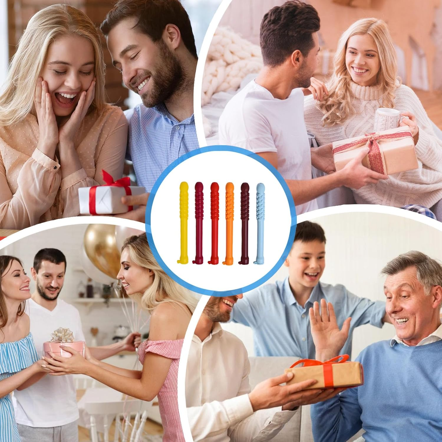 6PCS Chewable Essential Oil Breath Stick, Essential Oil Breather, Quit Smoking Chew Sticks, Can Taken Anywhere for Focus Clear, Natural Alternative to Reduce Urge (B) - B image number 4