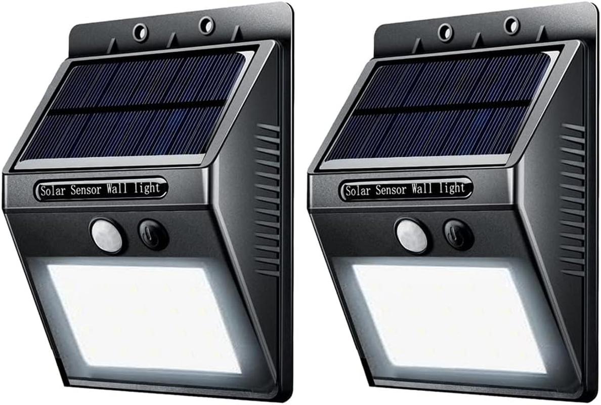 2X Sansai Wall Motion Sensor Solar Rechargeable LED Indoor/Outdoor/Garden Lights image number 1