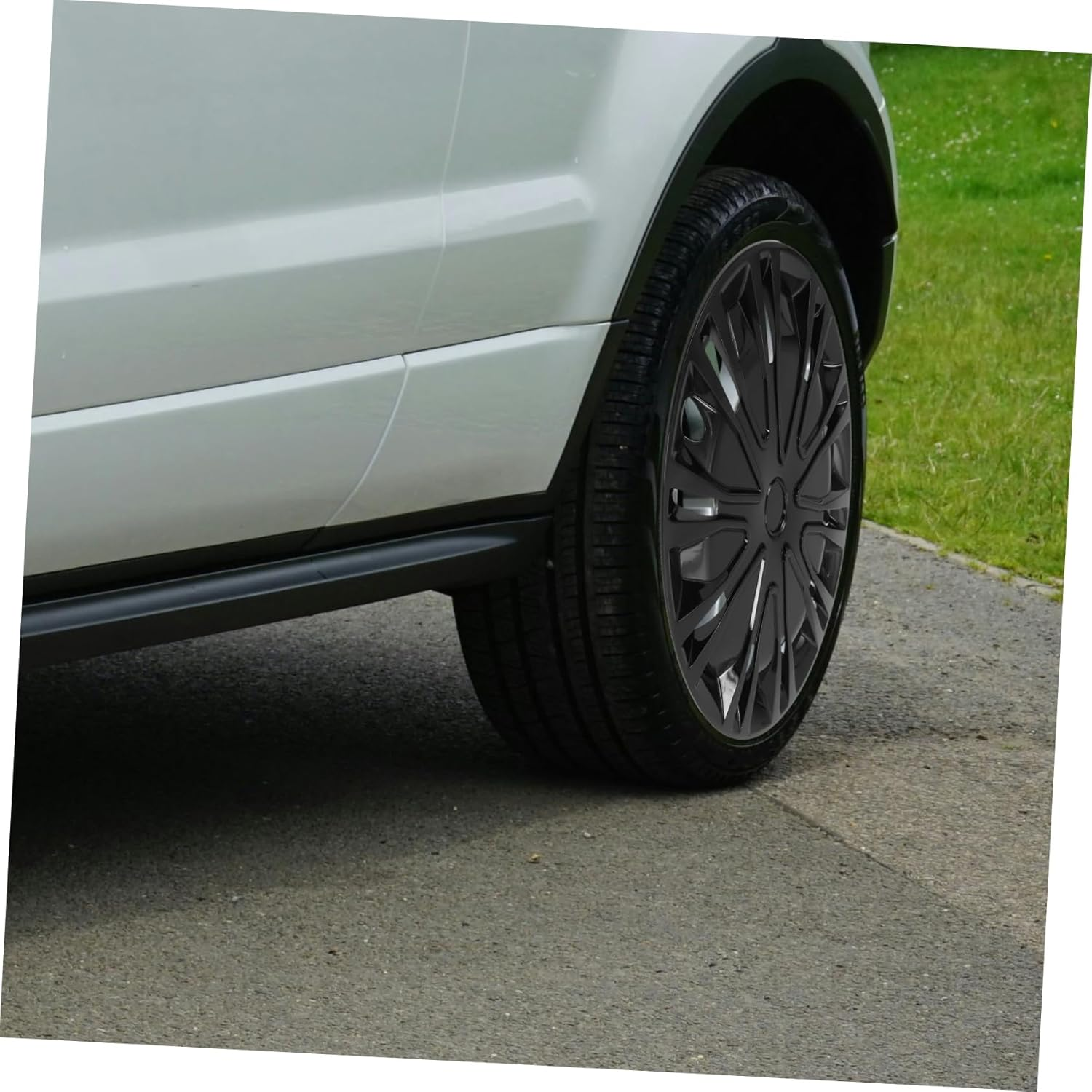 TOGEVAL Universal 14 Inch Car Hubcaps Plastic Wheel Rim Covers Scratch and Dirt Protection Easy to Install for Suvs and Trucks image number 5