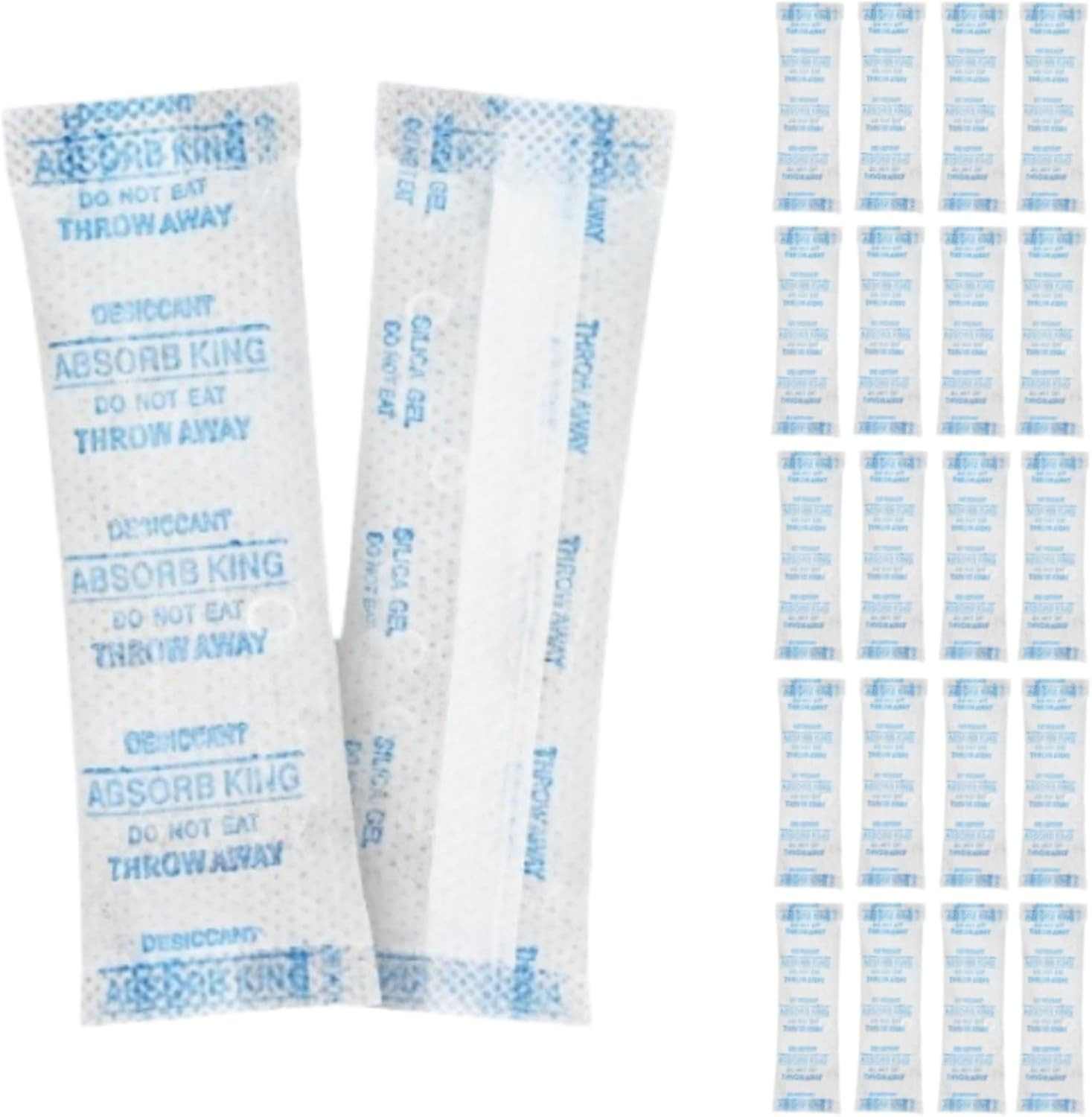 5 Gram (80 Pack) Silica Gel Packets，Rechargeable Moisture Absorbers Dehumidifiers for Food Storage, 3D Filament，Jewelry, Shoeboxes, Electronics Storagejewelry(Food Grade Desiccant)