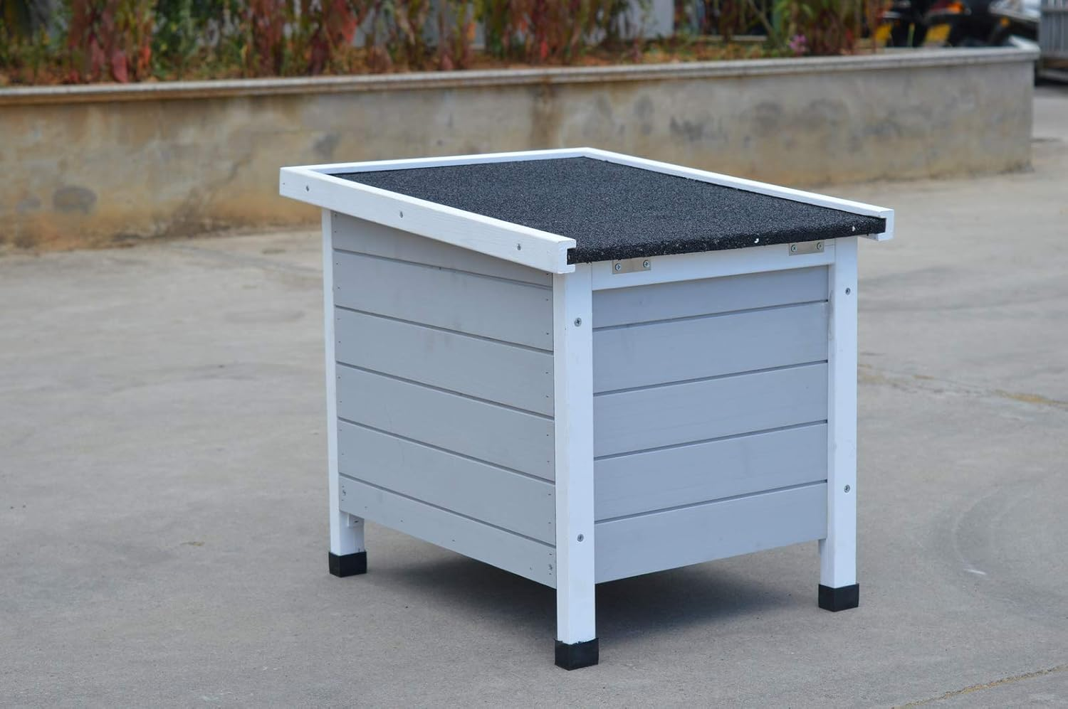 Grey Small Chicken Coop Rabbit Hutch Ferret Cage Guinea Pig Cat Nesting Box