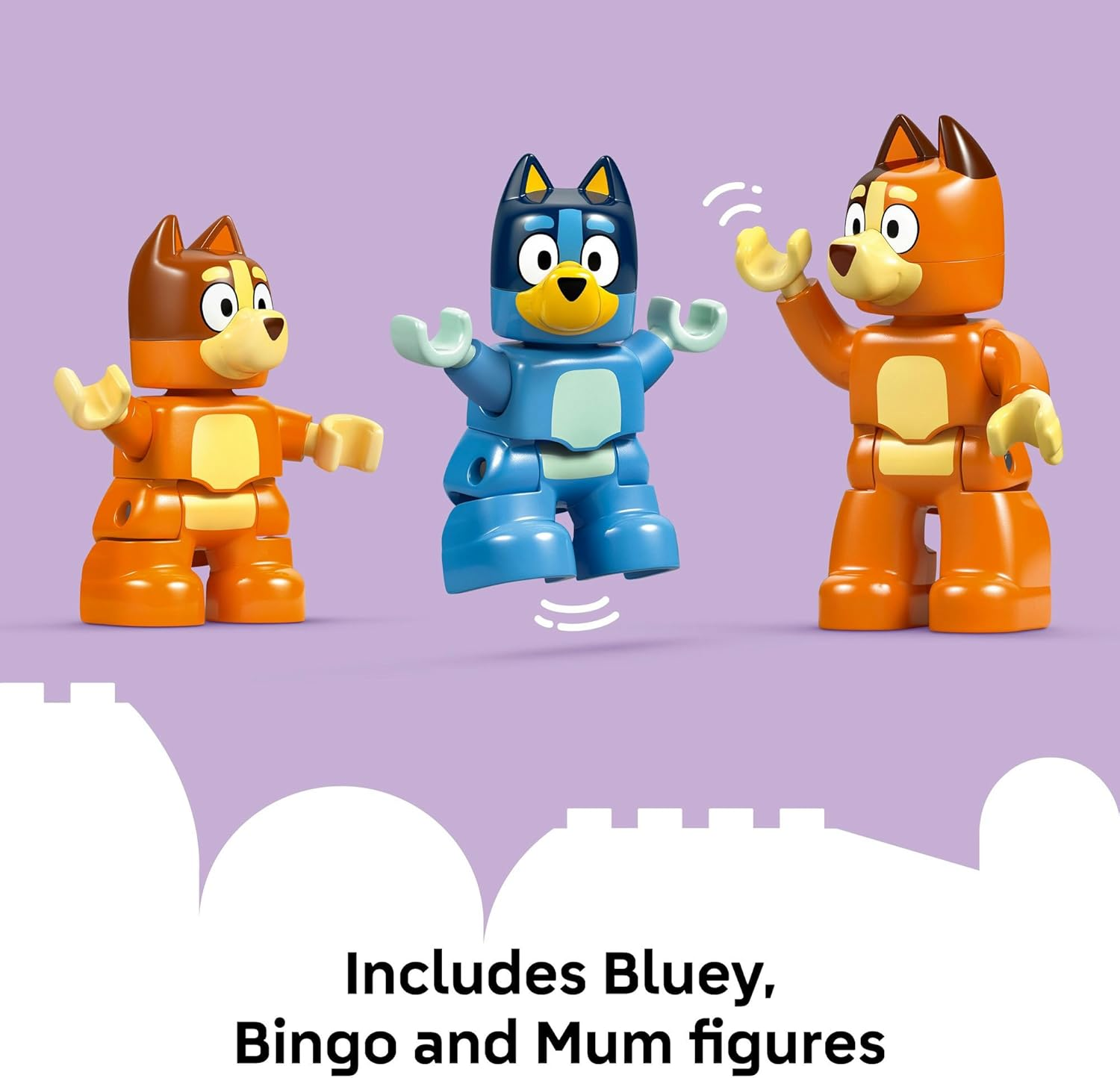 LEGO&reg; DUPLO&reg; Bluey: Bluey&rsquo;S Family House with Memory Game 10459 2-In-1 Interactive Toy Combines Family Recall Fun with Pretend Play Inspired by the TV Show, Toy for Ages 3 Plus image number 5
