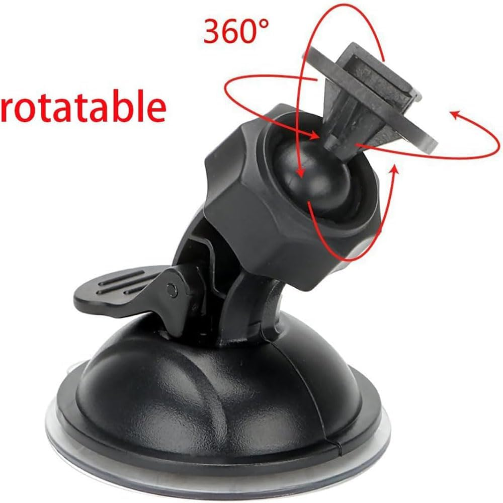 2 Pcs Dashcam Suction Cup Mount for Car, Universal Windshield Holder Compatible with Navman Dash Cameras and Most Vehicle Cameras, Adjustable 360&deg; anti Shake Secure Mount. image number 1