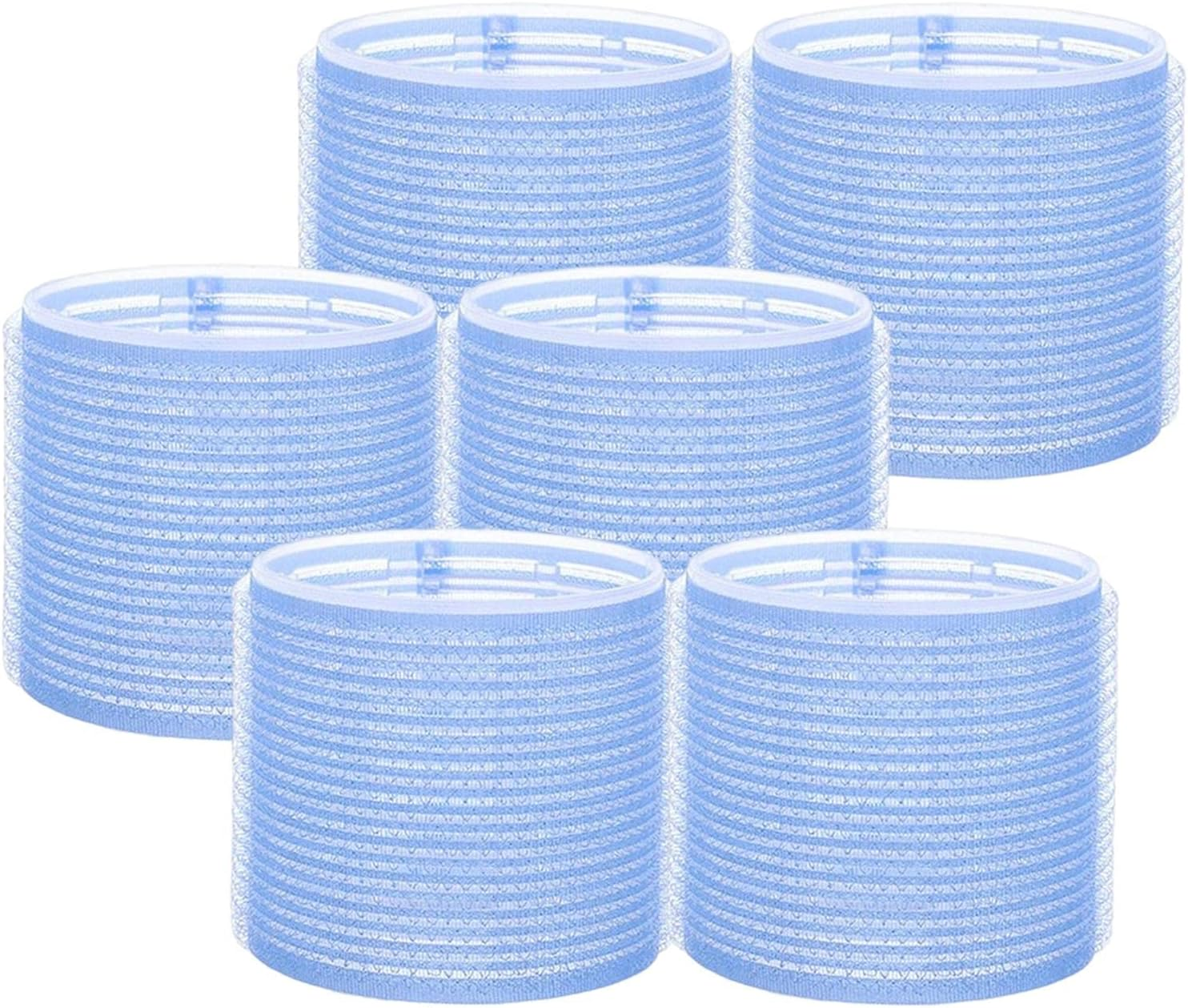 Eigell 6 Pieces Bangs Roll, Styling,Hair Dressing,Curlers,Rollers, Self Adhesive Salon Curly DIY Random Color, Dia 6.4Cm image number 6