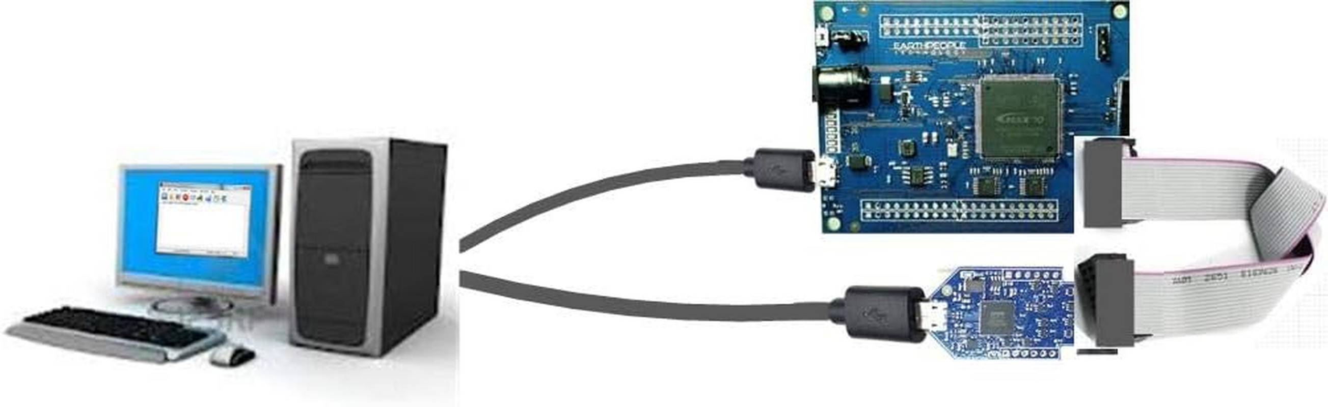 Earth People Technology JTAG Blaster - Intel/Altera FPGA CPLD JTAG Programmer image number 2