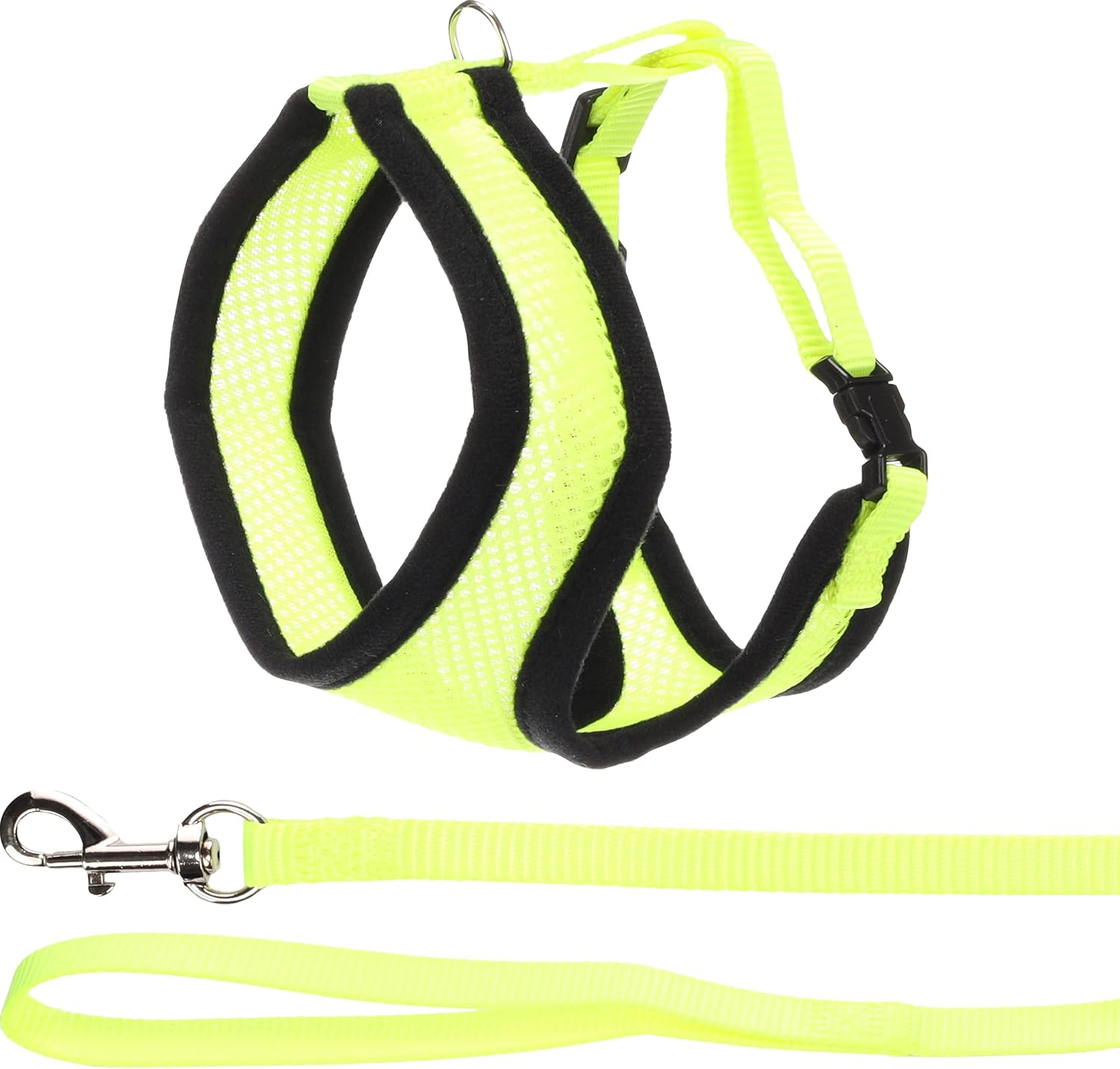 Flamingo Cat Harness with Leash Harms Yellow 32Cm 36-48Cm 110Cm 10Mm