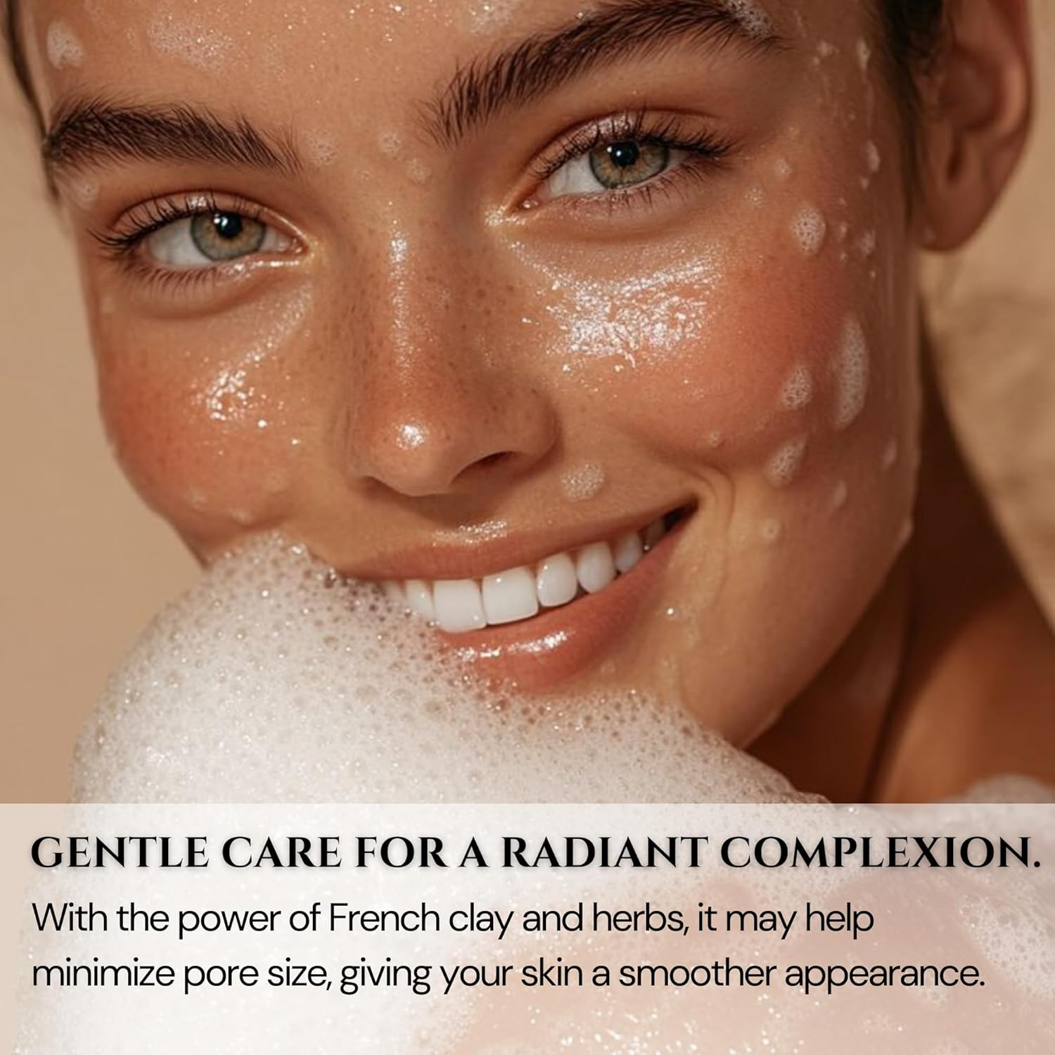 Clay Cleansing Bar Soap, Organic Herbal Skin Detox with French Pink Clay, Natural Luxury for Facial and Body Detoxification, Moisturizing, Nourishing Beauty Bar, Vegan, Non GMO, 4 Oz image number 4