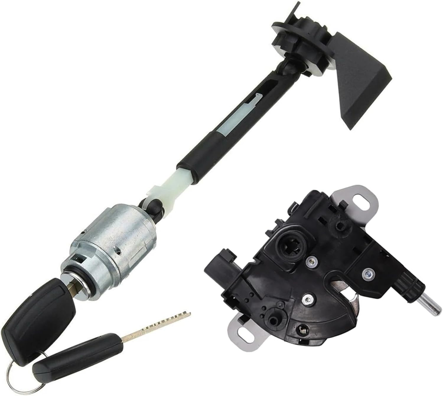 Bonnet Lock Release Hood Lock Latch Catch Block Repair Kit for Ford Focus MK2 2004-2012 Black 1355231 3M5116700BC image number 1