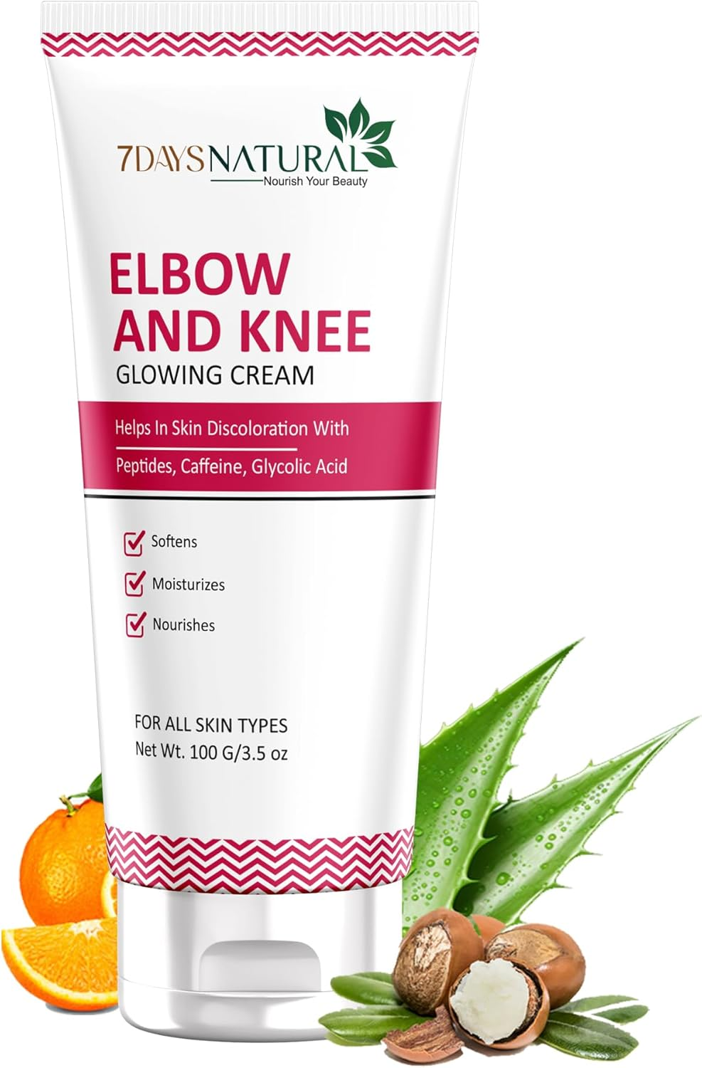 7 DAYS Elbow & Knee Whitening Cream for Men & Women(100 Gm) image number 1