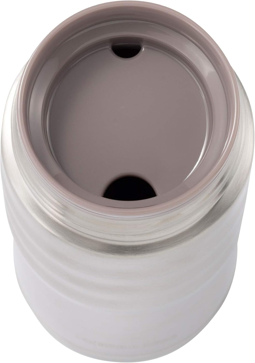 Kyocera Travel Mug with Twist Top, 17Oz, Pearl White image number 5