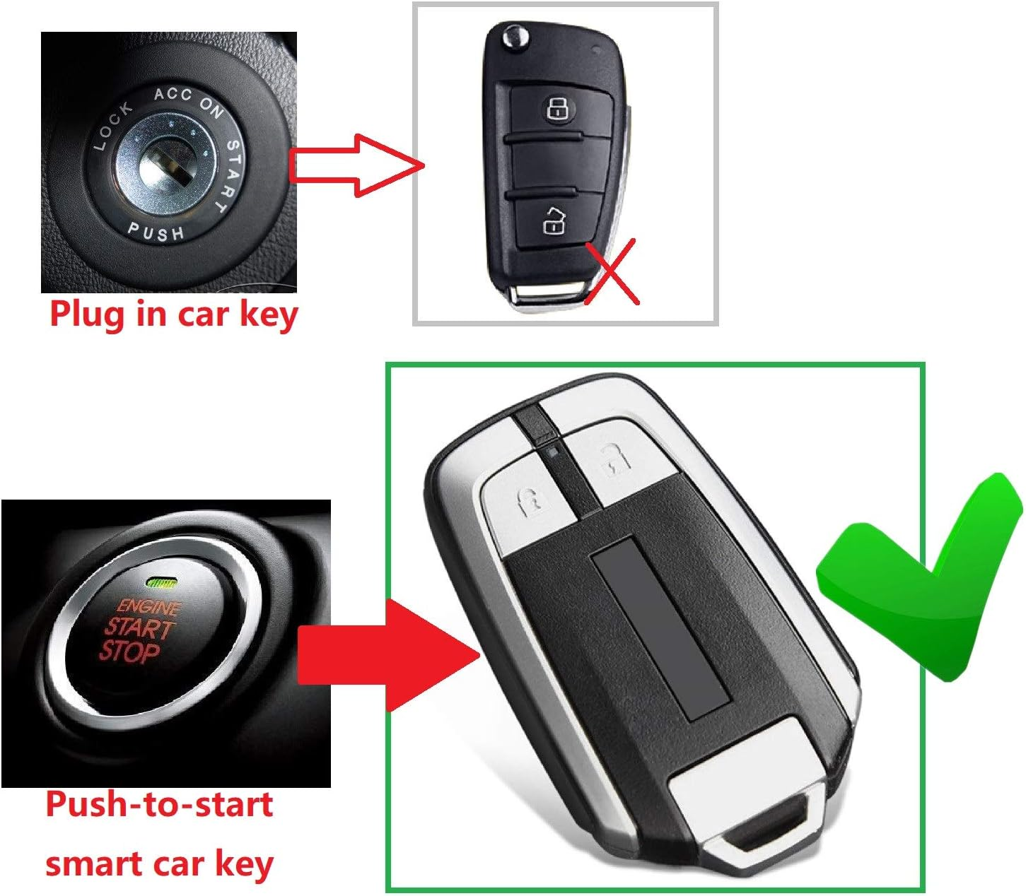 M.Jvisun Soft Silicone Rubber Carbon Fiber Texture Case Key Fob Cover for Isuzu D-Max MU-X Car Remote Key Shell - Black - round Keychain image number 6