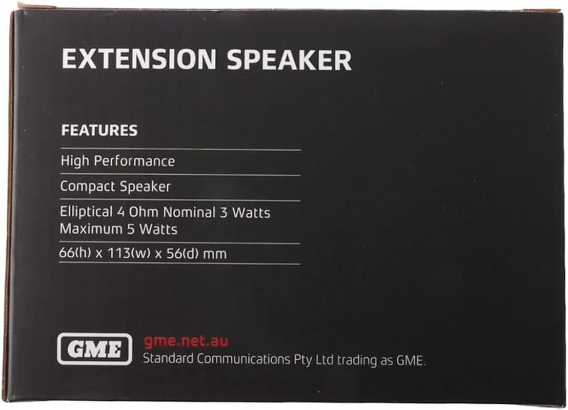 GME SPK04 4Ohm Extension Speaker Box/Lead & Plug Black image number 1