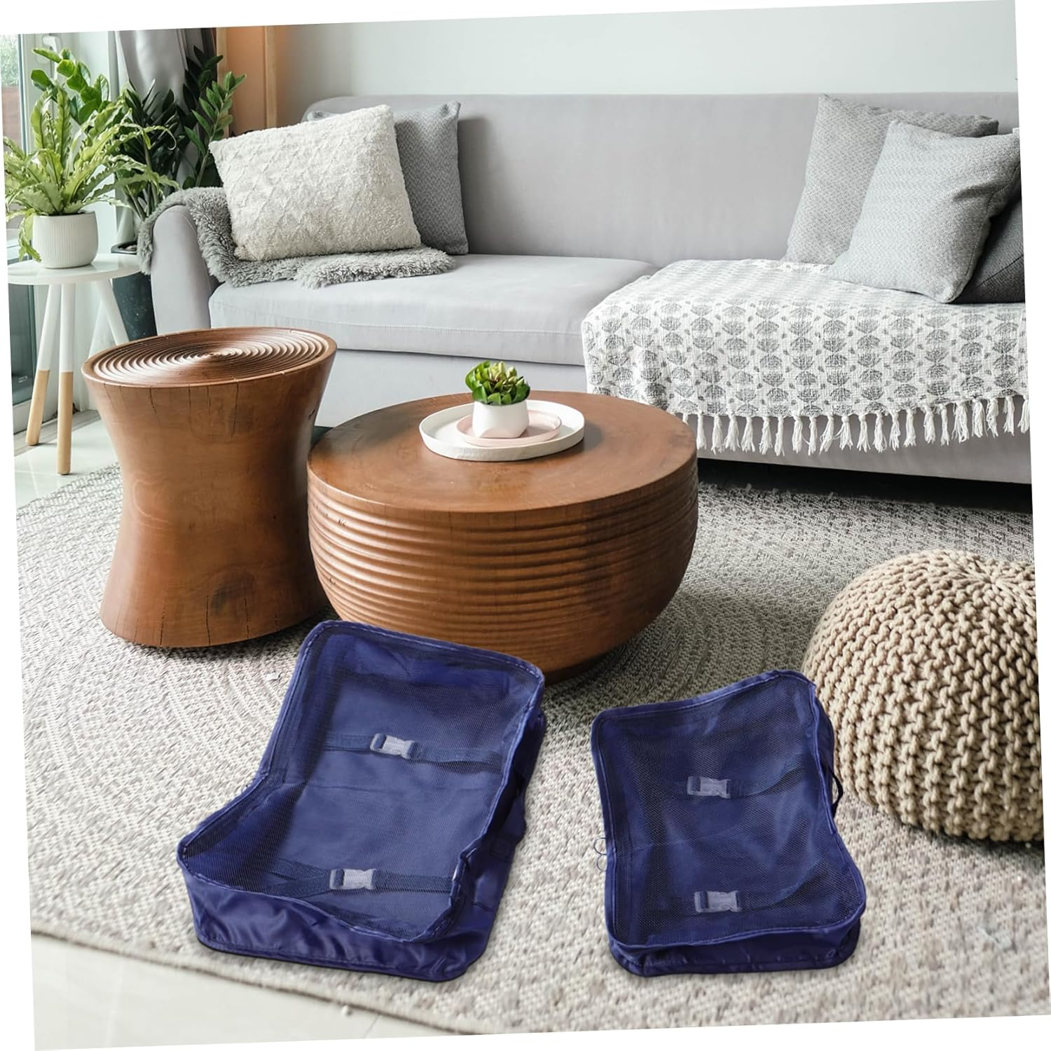 GAROZATION Luggage Packing Cubes Garment Bag Organizer Travel Storage Bag for Suitcases image number 5