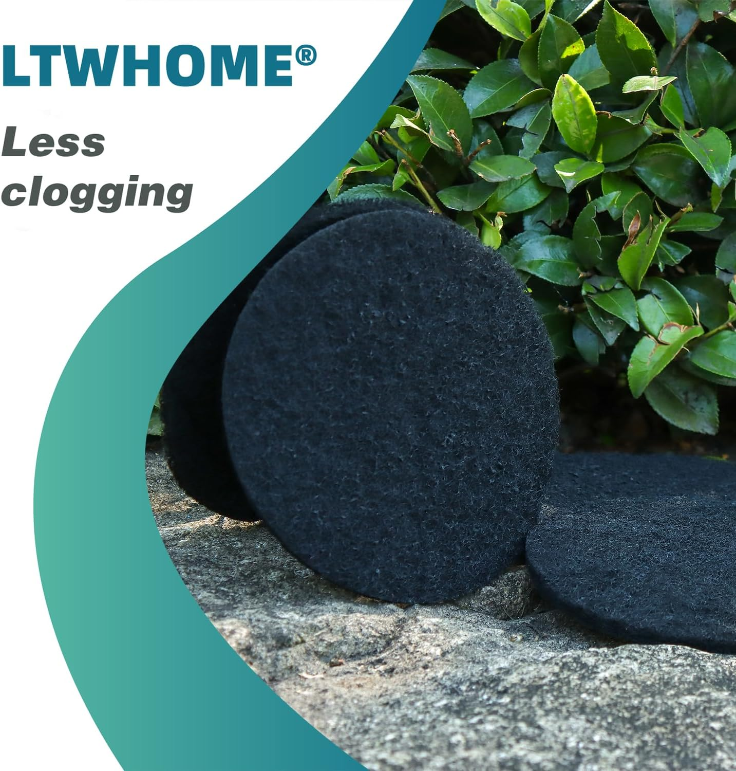 LTWHOME Activated Carbon Filter Pads Suitable for Eheim Classic 2213/250 2628130(Pack of 12)