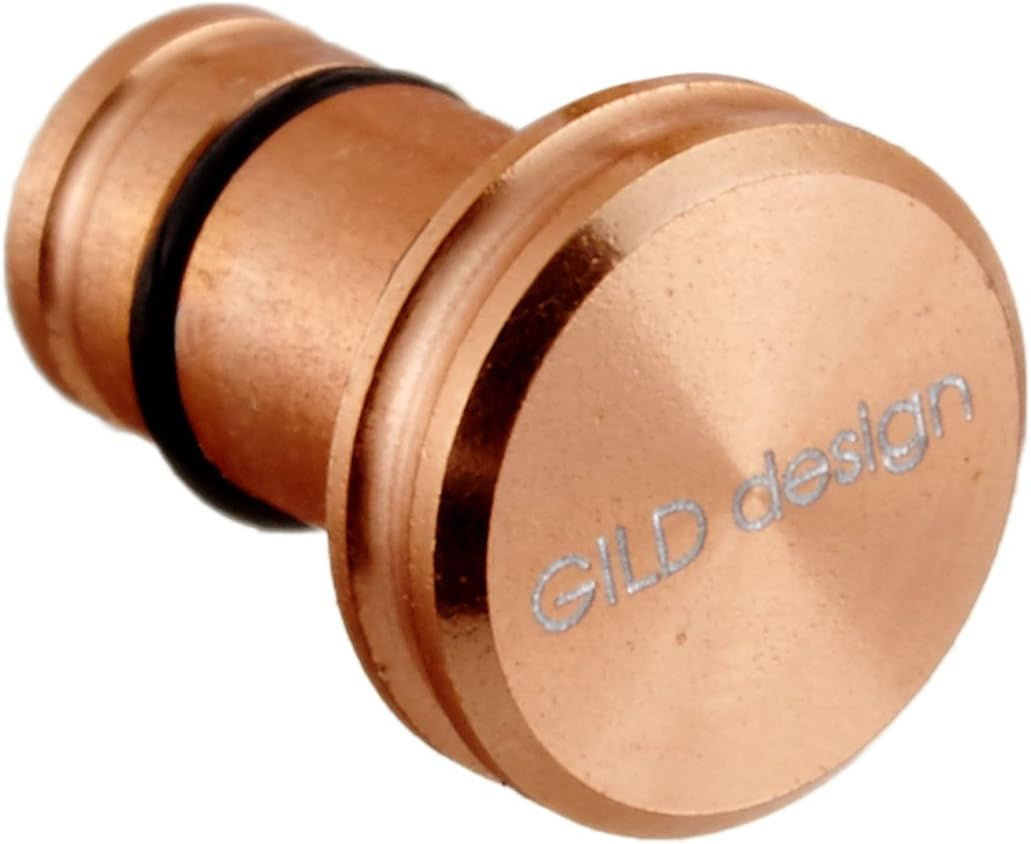 GILD Design GA-200G Aluminum Machined Earphone Jack Cover, Gold