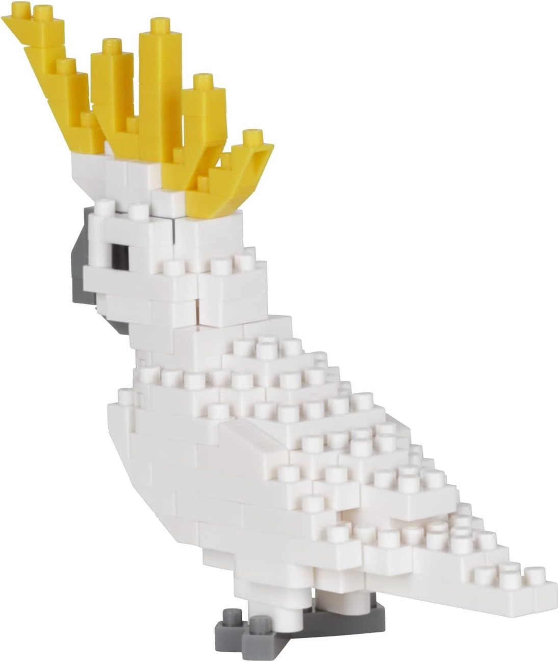 Nanoblock - Sulphur-Crested Cockatoo, Birds, Nanoblock Collection Series Building Kit, 130