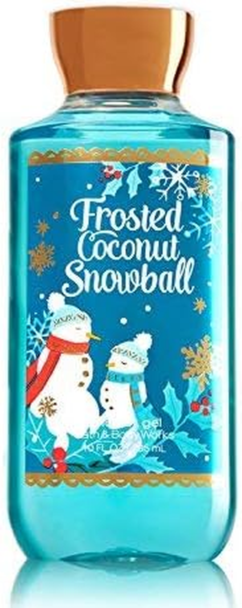 Bath and Body Works Frosted Coconut Snowball Shower Gel Body Wash 10 Ounce Full Size